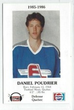 1985-86 Fredericton Express (AHL) Daniel Poudrier