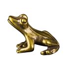 1Pcs Frog Brass Brass Frog Copper Animals Figurines Brand New Exquisite