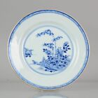 Antique Chinese - 18th century - Plate - Landscape bird - Porcelain - Qi...