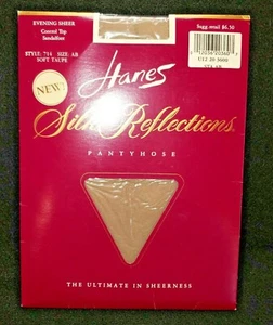 Hanes Silk Reflection Stockings size AB Taupe - Picture 1 of 7