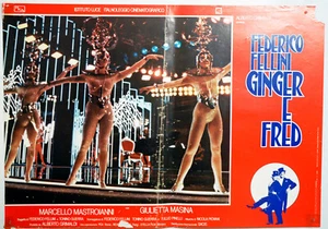 GINGER & FRED - 1986 - F.FELLINI - affichette italienne - 69,5  x 46 cm    - Bild 1 von 1