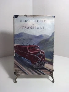 Vintage Treno Elettricità Nei Trasporti Ferrovia 1° Edizione Libro Rigido Con Lettera - Foto 1 di 22