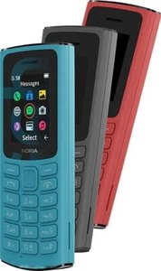 Nokia 105 4G (2021) Dual SIM Cellphone FM Radio Keyboard 1.8" 48MB 128MB RAM - Picture 1 of 7