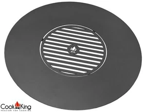 Grillplatte für Feuerschalen Ø 102 cm mit Rost 50 cm Platte zum Grillen Stahl - Bild 1 von 1