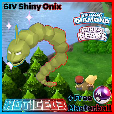 6IV Shiny Onix Pokemon Brilliant Diamond Shining Pearl