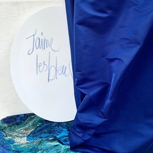 "¡Diseño de tela!OFERTA% SHIRAZ elegante azul real fluido por metros Nya Nordiska - Imagen 1 de 7