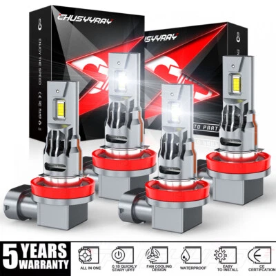 Fits Buick Verano 2012 2013 2014-2017 Combo Headlight HIGH LOW BEAM Bulbs SET - Image 1 of 4