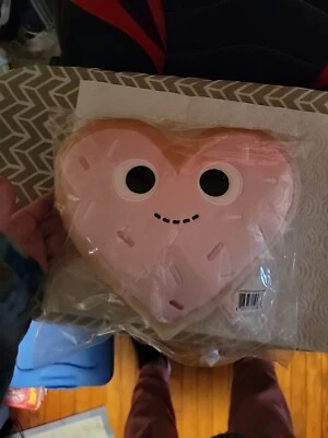 Yummy World Plush Haylee Heart Sugar Cookie With Love Stuffed Toy Pink Sprinkle - Image 1 of 4