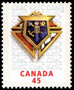 🍁Canada   #1656   "KNIGHTS OF COLUMBUS"     Brand New  1997  Nice Original Gum - Picture 1 of 2