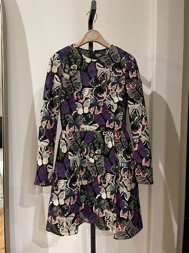 Mini abito VALENTINO ricamato lurex couture 2 $6995. Nuovo con etichetta