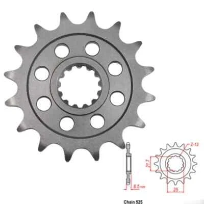 525-15T Front Sprocket For Kawasaki KLZ1000 Versys 1000S 1000SE 2012-2024 — 第 1/4 张图片