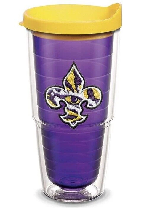 LSU Tigers 24oz Tervis Tumbler w/Lid-Quartz with Primary Logo-Made in USA-New - Image 1 of 1