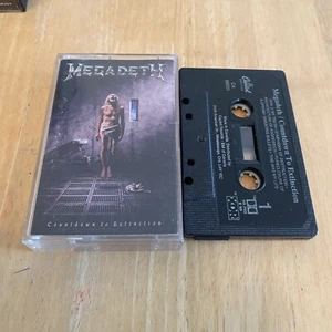 Megadeth Countdown To Extinction Cassette Tape Canadian import  Rare - Picture 1 of 3
