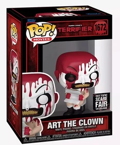 Terrifier Art The Clown Bloody Hot Topic Scare Fair 2024 Funko Pop With Flaws - Picture 1 of 1