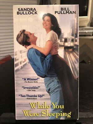 While You Were Sleeping (VHS, 1995) Sandra Bullock, Bill Pullman, Jon Turteltaub - Image 1 of 4