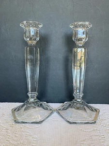 Mikasa Cambridge Tall Candlesticks Candle Holders 9 3/4” - Picture 1 of 10