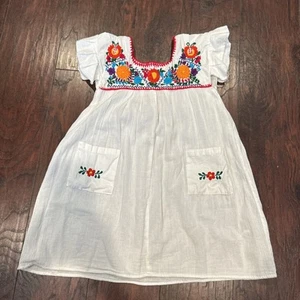 Girls Mexican Dress, Size 5-6 - Picture 1 of 1