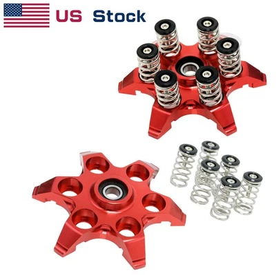 Red XGP Pressure Plate w/ Black Spring Kit For Ducati Hypermotard 1100 EXO S SP - Image 1 of 4