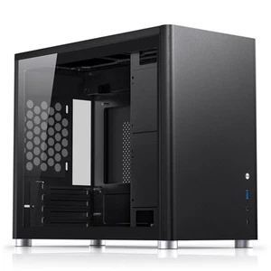 Jonsbo D30 mATX Gehäuse, Tempered Glass - schwarz - Bild 1 von 3