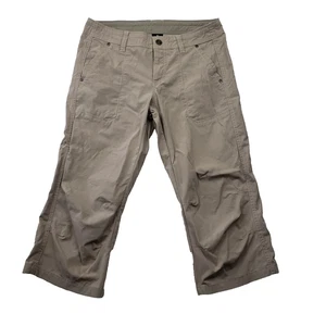 Kuhl Damen 6 Wander Capri Hosen hellbraun 30x19 Baumwollmischung Kordelzug - Bild 1 von 14