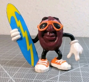 Vintage 1988 California Raisins Surfer Surf Board Blue Vertical Applause - Bild 1 von 5