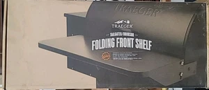 (NEW) Traeger Grill Front Folding Shelf - 20 Series Pellet Grills BAC361 Black - Picture 1 of 5