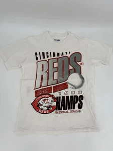 Vintage 1990 Cincinnati Reds National League Champs NLCS Erwachsene Small T-Shirt - Bild 1 von 9