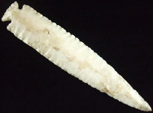 Außergewöhnlich feine 7 1/8 Zoll Missouri Stilwell Eckkerbe mit COA Pfeilspitzen - Bild 1 von 4