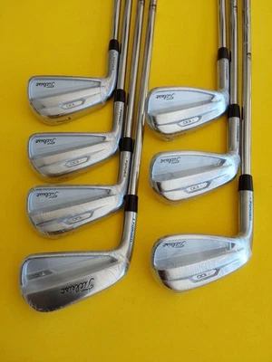 Juego de plancha Titleist T100 4 a PW acero Sensi core Reg Flex mano izquierda NUEVO Foto 1 de 4