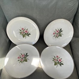 Platos florales de 10” vintage de oro 22K garantizados “S” - Imagen 1 de 6