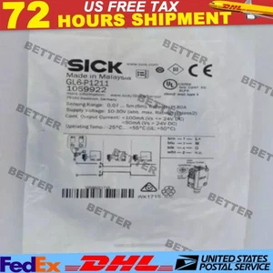 Nuevo sensor fotoeléctrico Sick GL6P1211 1059922 GL6-P1211 - Imagen 1 de 6
