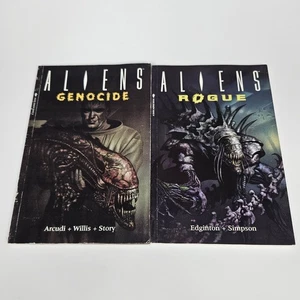 Aliens Genocide & Rogue Trade Paperback TPB 1997 - Picture 1 of 7