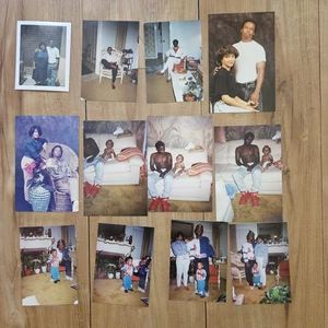 VINTAGE 1980er SET FOTOS VON AFRICAN AMERICAN BLOODS GANG MITGLIED, DAS AUFWÄCHST - Bild 1 von 8