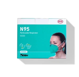 N95 Respirator, 20 Pack with Individual Wrap, Breathable & Comfortable Foldab... - Picture 1 of 9