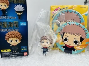 Jujutsu Kaisen - Yuji Itadori - Badge, Mini Figure Set, Import Japan - Picture 1 of 10