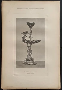 German 16th-18th Century Silver Grand Ducal Hessian Silver Chamber 1884 Catalog - Bild 1 von 18