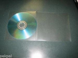 100 NEW CLEAR STURDY PP CD DVD SLEEVE,6MIL,PSP79 - Picture 1 of 1