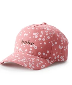 Mini gorra de béisbol floral LC Lauren Conrad Ditzy niños talla-algodón orgánico-rosa - Imagen 1 de 6
