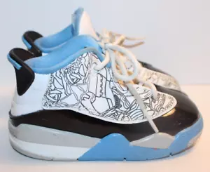NIKE AIR JORDAN DUB ZERO UNIVERSITY BLYE/WHITE TODDLER SIZE 7C - Picture 1 of 6