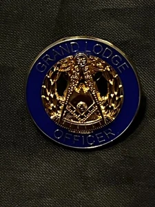 Grand Lodge Officer Past Master Masonic Lapel Tac Pin Masons Fraternity NEW! - Picture 1 of 1