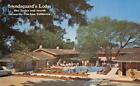 SVENDSGAARD'S LODGE Carmel-by-the-Sea, CA Pool Roadside 1969 Vintage Postcard