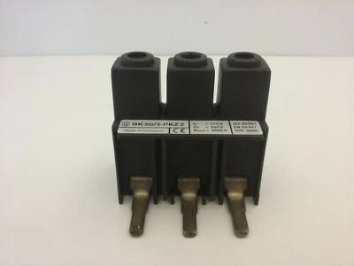  KLOCKNER MOELLER BK50/3-PKZ2 BUSS CONNECTOR FEEDER TERMINAL 120A 690V NNB  - Image 1 of 4