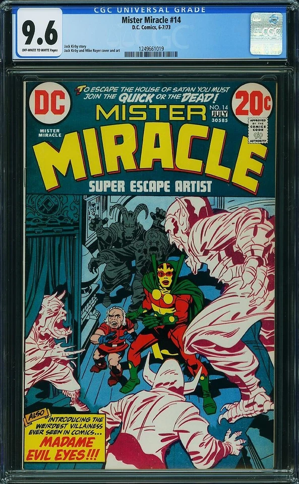 MISTER MIRACLE  #14   Awesome JACK KIRBY! NICE!   CGC 9.6    1249661019 - Image 1 of 1