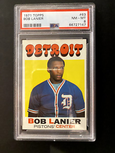 1971 Topps Bob Lanier #63 NM-MT PSA 8