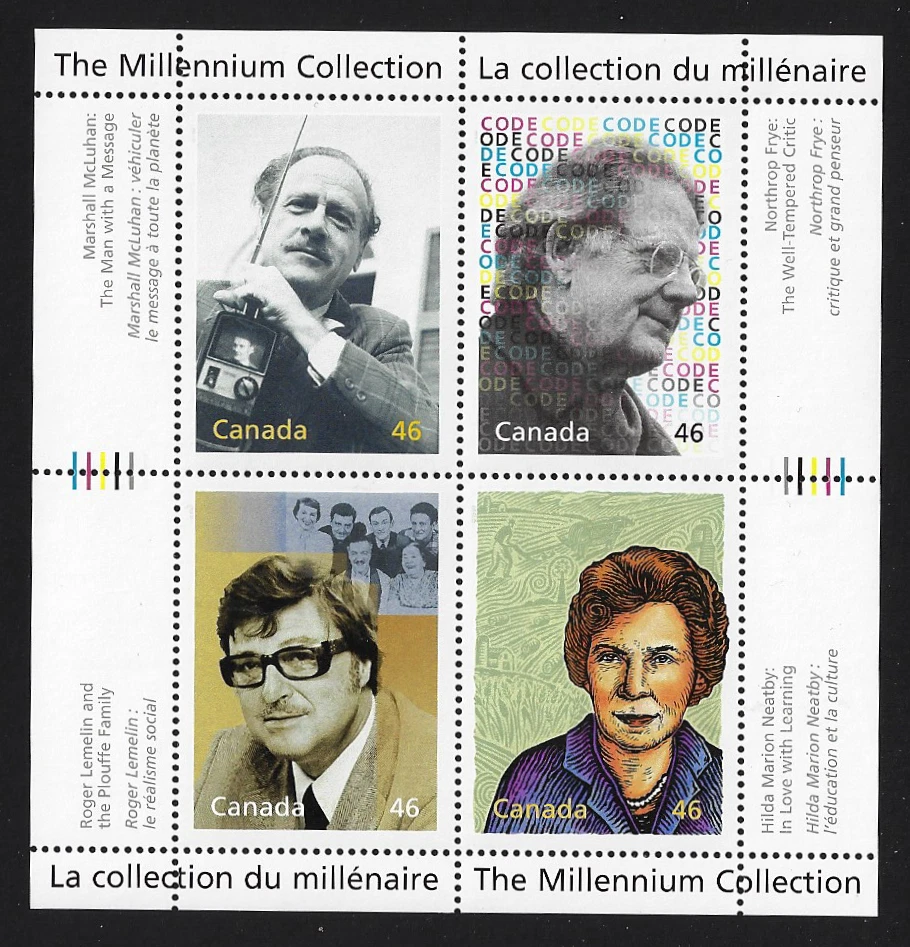 Canda Stamps - The Millennium Collection - Great Thinkers #1829 MNH - Image 1 of 1