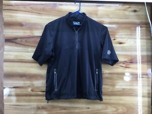 Sun Mountain Rain Gear Mens Black Golf Water Resistant Shirt Mens XL