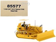 CAT CATERPILLAR D7C TRACK-TYPE TRACTOR W/OPERATOR 1/50 BY DIECAST MASTERS 85577