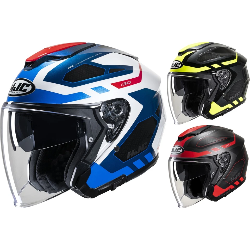 HJC i30 Aton Jethelm mit Visier Roller Motorradhelm mit Sonneblende - Bild 1 von 1