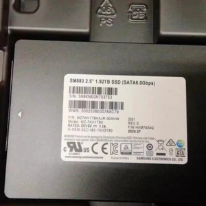 HXM7404Q SSD MZ-7KH1T90 2.5" SM883 MZ7KH1T9HAJR-00AHW SATA6.0Gbps 1.92TB 1920GB - Picture 1 of 2