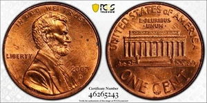 EXTREMELY RARE! 2007 D Lincoln Memorial Penny Flip Over Double Struck In-Collar! - Picture 1 of 15